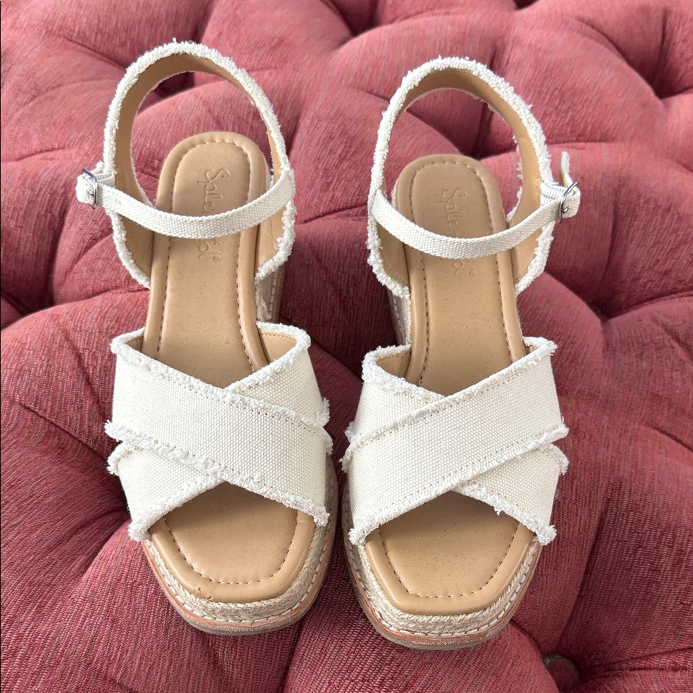 Splendid Cream Espadrille Sandals